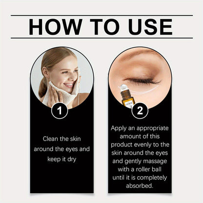Hydrating Eye RollerCream with Castor & Sesame Seed Oil -Cooling, NourishingFormula for All Skin Types